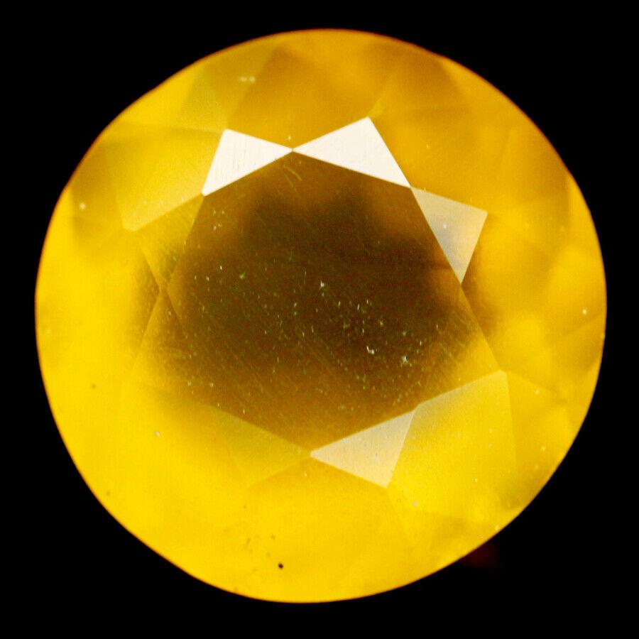 5.91 кт Природний жовтий опал Мексика