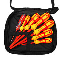 Набір викруток Sphinx 7шт в чохлі (хрест 3,5,6,6 мм, шліц 3,5,6 мм) в сумці