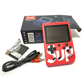 Ігрова консоль 400 ігор в 1 retro fc sup GAME BOX Retro Box Sup dendy 400in1 червоний