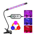 Фітолампа для рослин повний спектр із таймером і регулюванням яскравості, фото 3