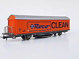 Roco 46400 вагон для чищення рейок від пилу Clean Schienenreinigungswagen,стан б/у,масштабу 1/87,H0, фото 4