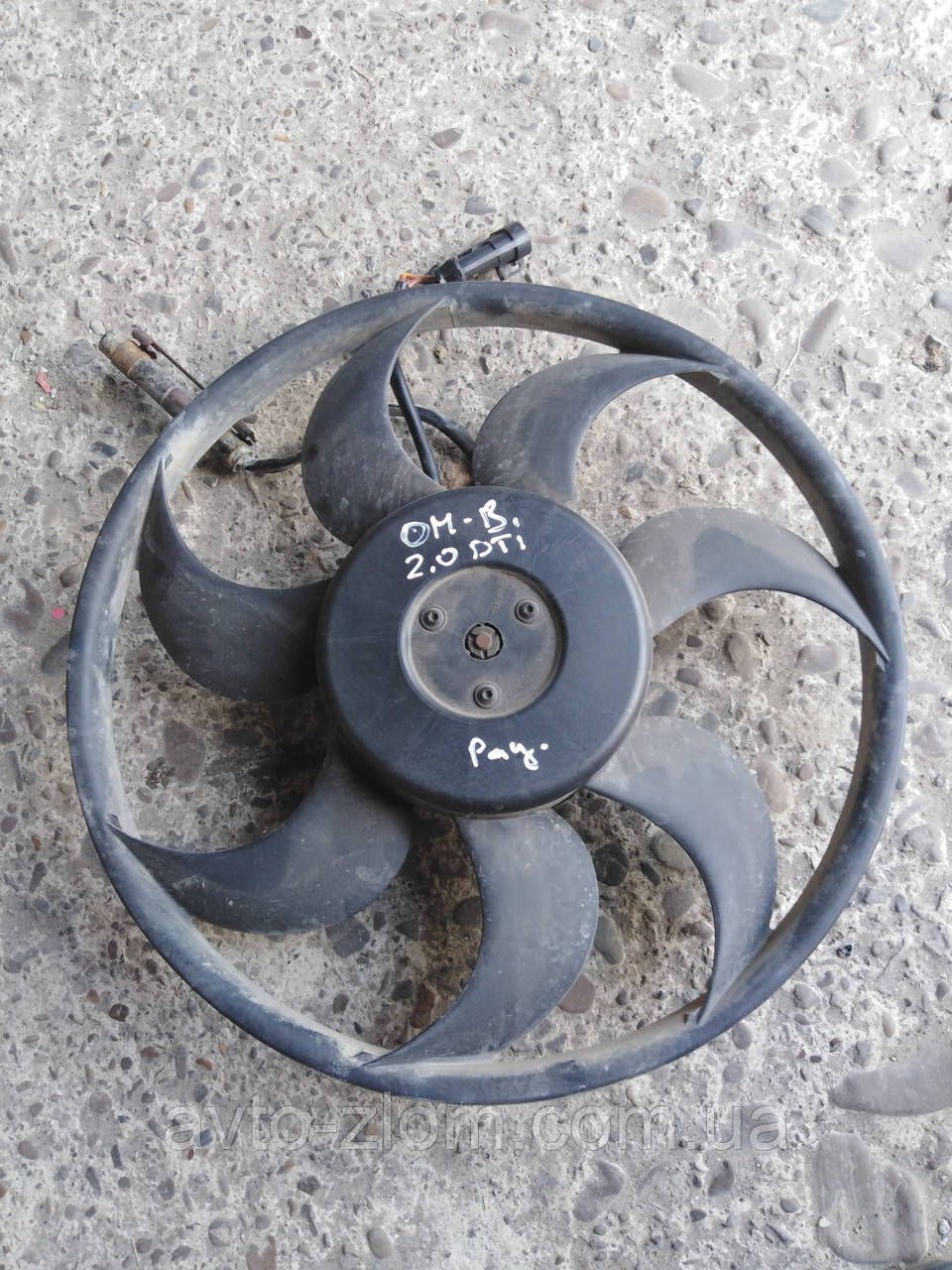 Вентилятор радіатора Opel Omega B, Опель Омега Б. 90573560, 0130303279., фото 1