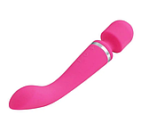 Подвійний вібратор, вагінально кліторальний вібромасажер, інтимні іграшки стимулятори, фото 4