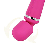 Подвійний вібратор, вагінально кліторальний вібромасажер, інтимні іграшки стимулятори, фото 5