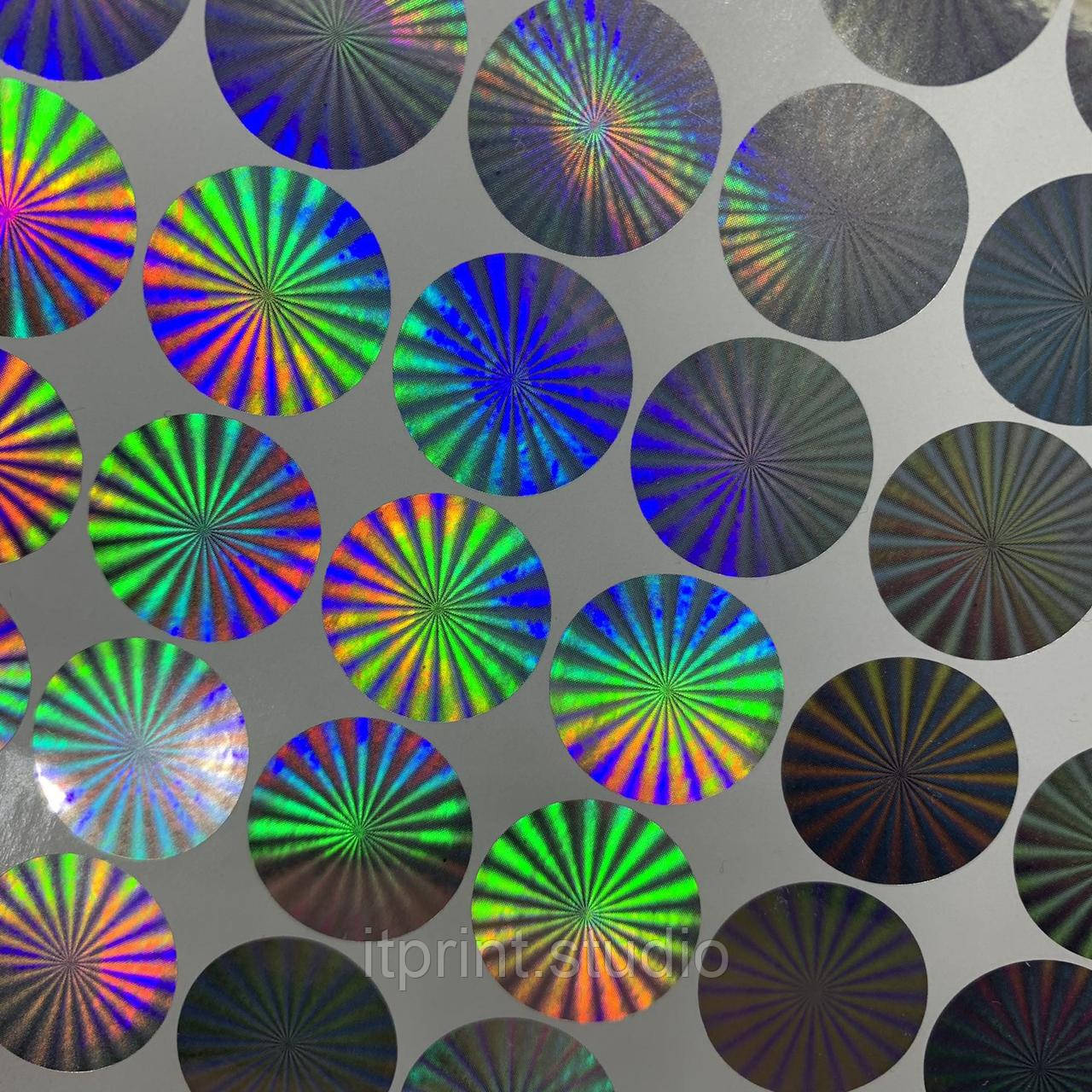 Кругла  срібляста СОНЦЕ 20 мм