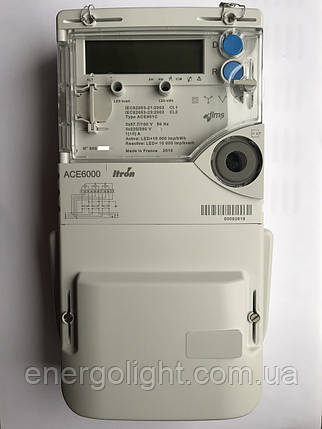 ACE 6000 CT, 1(10) А, клас точності 1, багатотарифний, Itron (Actaris), 2010 р. в., фото 1