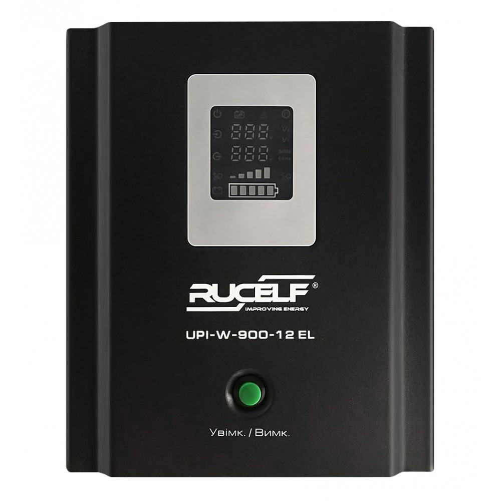 ИБП Rucelf UPI-1000-12-EL (600Вт), для котла, чистая синусоида, внешняя АКБ
