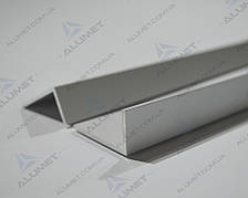 Кутник алюмінієвий 40х20х1.2 мм анодований
