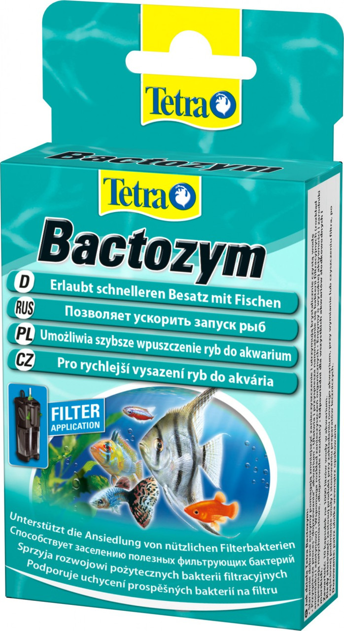 Кондиціонер для акваріума Тetra Aqua Bactozym з культурами бактерій (ціна за 1 капсулу)