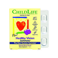 Дитячі вітаміни для зору Healthy Vision 27 таб вітаміни для очей ChildLife USA