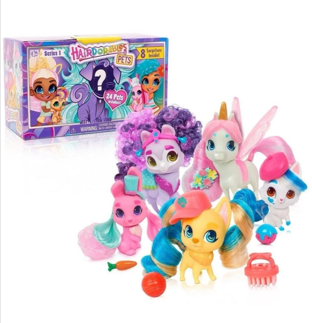Hairdorables Хэйрдорейбл Серія Вихованці З Аксесуарами pets