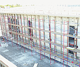 Будівельні риштування полегшені рамного типу 6 х 6 м діаметр труби 42 мм, фото 4