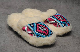 Чуні дитячі, чуні з овечої вовни, кімнатні капці, 16 см.