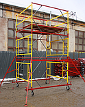 Вишка-тура 2.0 х 2.0 (м), риштовка на колесах, комплект 14+1, фото 2