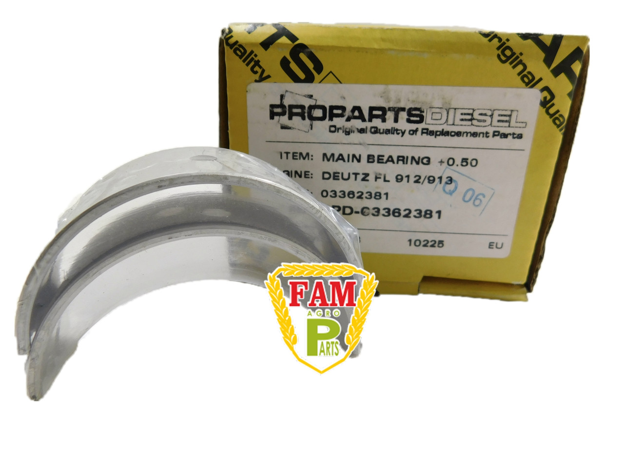 Купить Вкладыш коренной DEUTZ 912 / 913 +0.50 (на 1 шейку) (03362381 ...