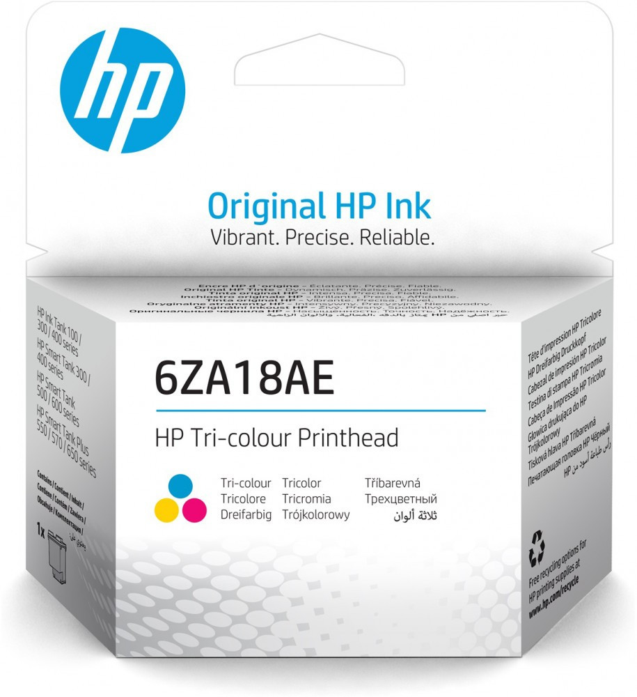 Друкуюча голівка HP 6ZA18AE Tri-Color (6ZA18AE) для DeskJet GT 5810, 5820 Tank 315, Tank 415/419