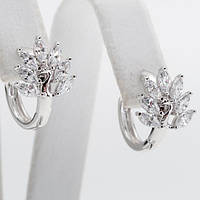 Сережки Родій Xuping Лебедине Озеро