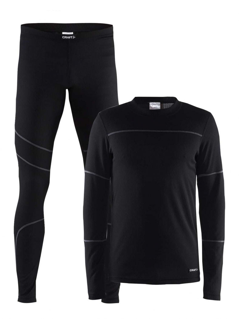 Чоловіча термобілизна Craft Baselayer Set XS 1905332 BLACK / GRANITE, фото 1