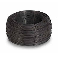07-12-001. Пакувальний дріт в ПВХ ізоляції, чорна, без котушки, 250м