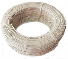 07-12-007. Пакувальний дріт в ПВХ ізоляції, біла, без котушки, 250м