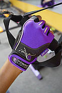 Рукавички для фітнесу та важкої атлетики Power System Woman's Power PS-2570 жіночі Purple XS, фото 10