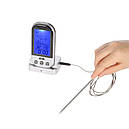 Бездротовий термометр (до 30 м) з щупом для приготування їжі KCASA (0 до +250 °С) З ф-їй таймера, фото 5