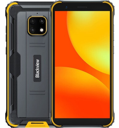 Смартфон Blackview BV4900 3/32GB Yellow, 4 ядер, 8/8 Мп, 5.7" IPS, 2 SIM, 4G, 5580 маг