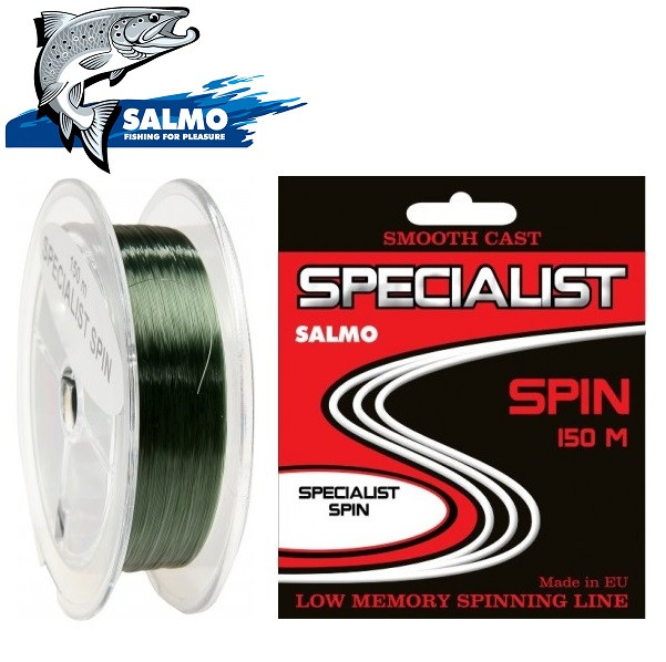 Волосінь монофільна Salmo Specialist Spin 150м зелена