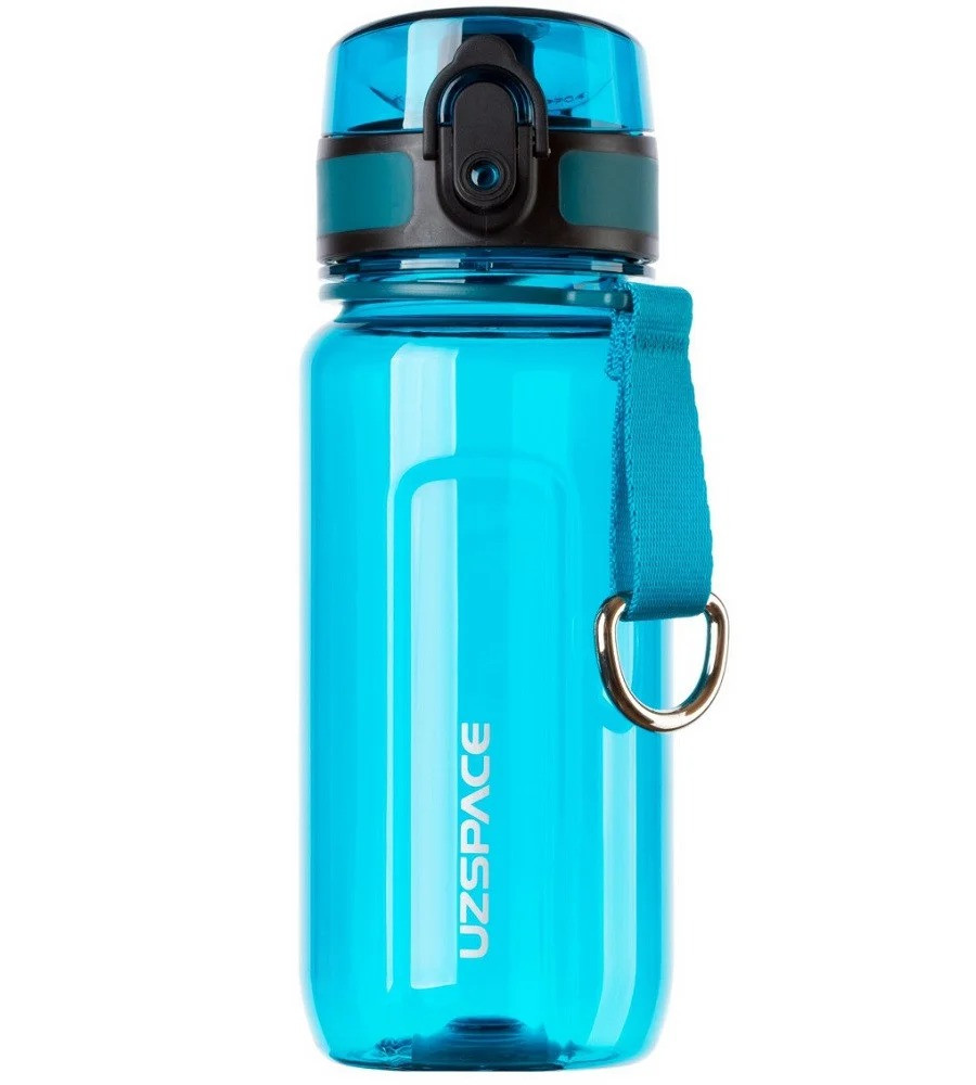 Пляшка для води UZspace 3034 350 мл, блакитна, фото 1