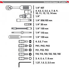 Набір інструментів в кейсі 108 предметів PIECE TOOL SET, фото 3