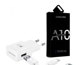 Мережевий зарядний пристрій Samsung A10 Fast charger (5V-2A / 9V-1.6A) 2in1 Plus Type-C (KG-838)