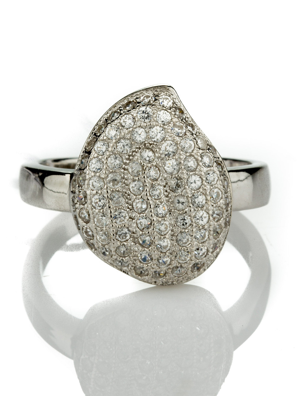 Каблучка срібна з цирконієм кубічним RMP-545 (17.5), фото 1