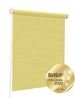 Тканинні ролети (рулонні штори)  MINI колір 2072 гоголь-моголь (світло-жовтий) IMPULSO P+R (Польща)