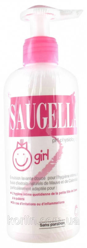 Saugella Girl Гель Для Інтимної Гігієни Для дівчинки з 3 років Савугела Герл 200 мл Італія