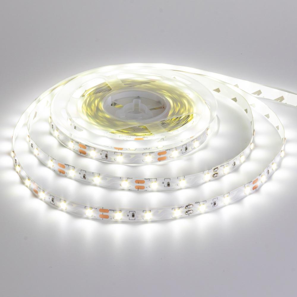 Led стрічка світлодіодна біла Спеціаліст 12 В (Стандарт) smd2835 60 LED/m IP20 (лед стрічка)