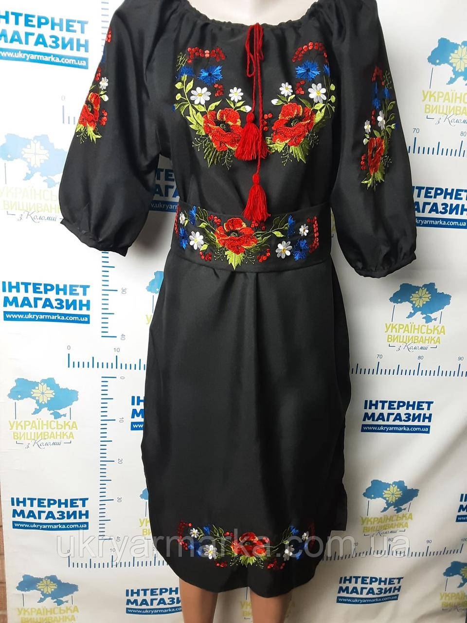 Вишита сукня "Ладний букет"