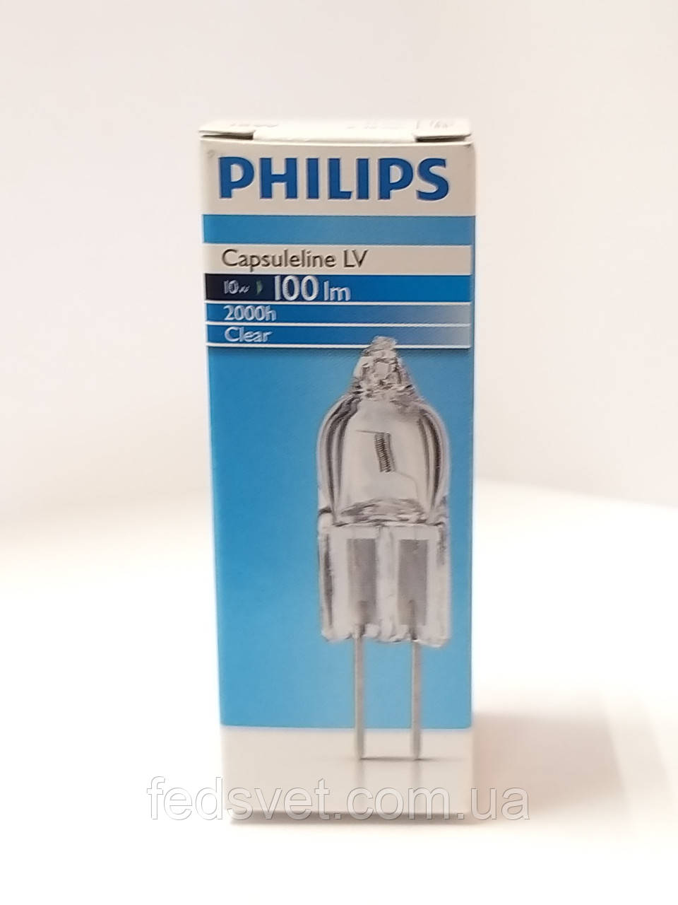 Лампа галогенна PHILIPS 10W G4 12V Capsuleline, фото 1