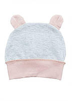 Утеплена бавовняна шапочка для новонароджених