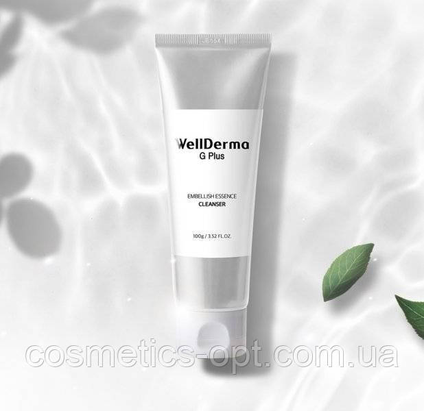 Концентрований гель для вмивання з вітамінами й обліпихою Wellderma G Plus Embellish Essence Cleanser