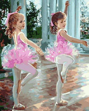 Картини за номерами 40х50 см Mariposa Балет маленьких дівчаток (Q 2244)