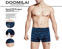 Чоловічі боксери (батал) стрейчеві з бамбука Марка «DOOMILAI» Арт.D-01411, фото 5