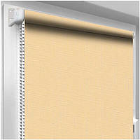 Рулонна штора, тканина ЛЬОН 0877 персиковий