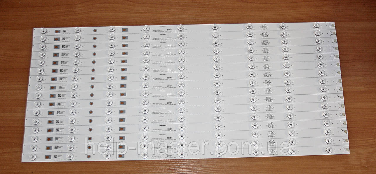 Комплект планок LED-підсвітки LED65D09-ZC14AG-01 PN: 30365009207, фото 1