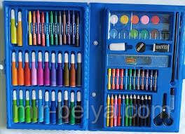 Набор для творчества. Большой набор для рисования на 150 предметов Чемодан, фото 1