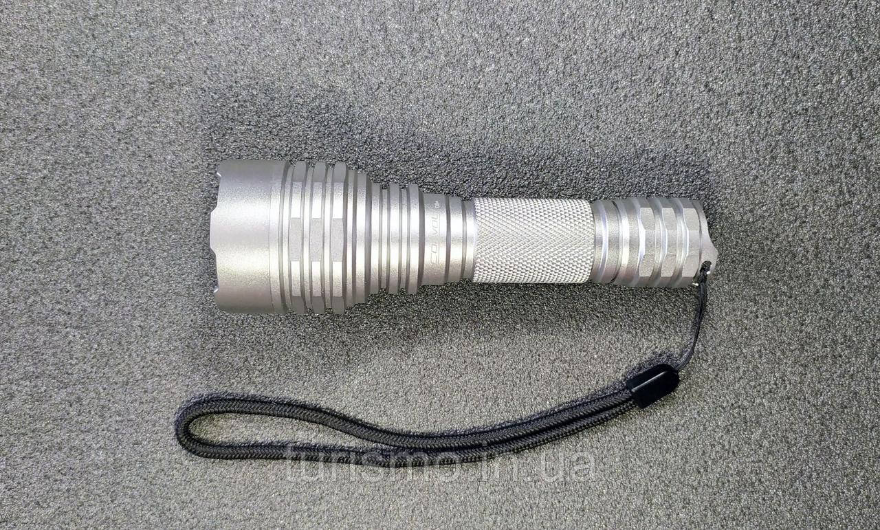 Спецверсія дальнобой Convoy С8+ OSRAM KW CSLPM1.TG 6500K новий драйвер 12групп з термоконтролем, сріблястий