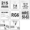 Знімач ізоляції дротів 0,75-2.6 мм2 YATO 215 мм YT-2293, фото 3