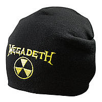 Шапка бини с вышивкой MEGADETH Radioactive