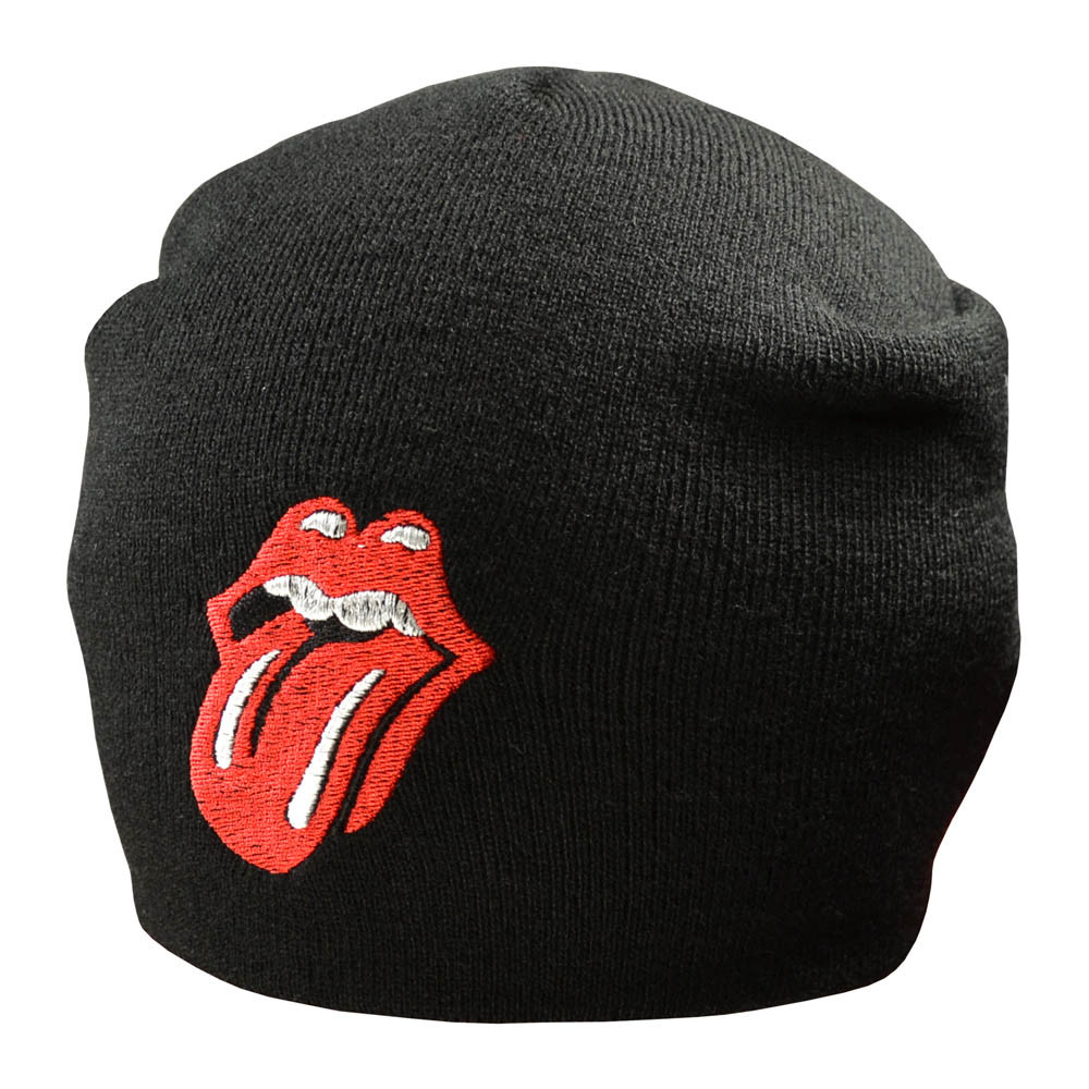 Шапка біні з вишивкою ROLLING STONES язик