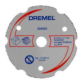 Багатофункціональний твердосплавний відрізний круг DREMEL® DSM20 (DSM500)