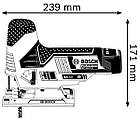 Акумуляторний Лобзик Bosch GST 10,8 V-LI (без АККУ. і ЗУ), фото 2